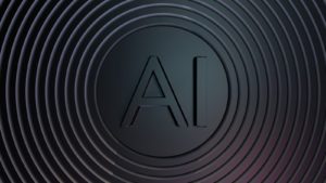 Concentric circles with ai logo in center