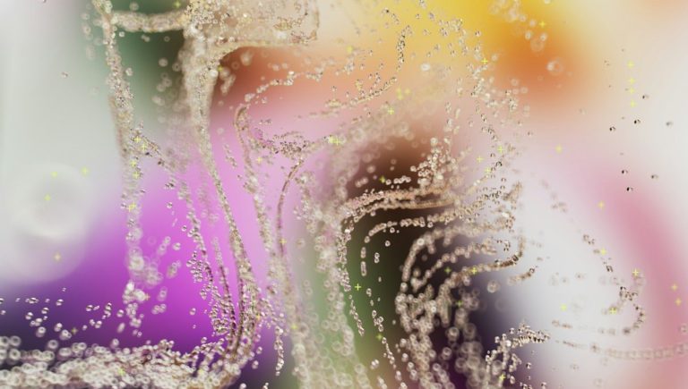 a close up of water droplets on a window