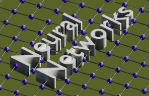 A computer generated image of a number of letters